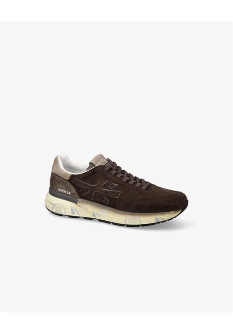 Premiata Mick 7898 Sneakers  Brown Leather and Nylon with Iconic Logo PREMIATA |  | MICK7898