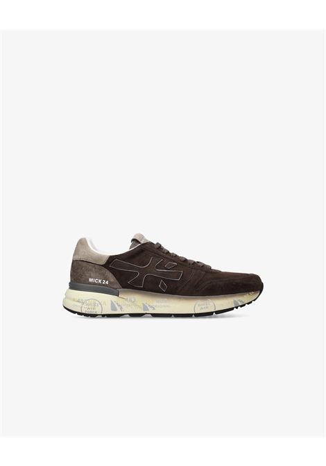 Premiata Mick 7898 Sneakers  Brown Leather and Nylon with Iconic Logo PREMIATA |  | MICK7898