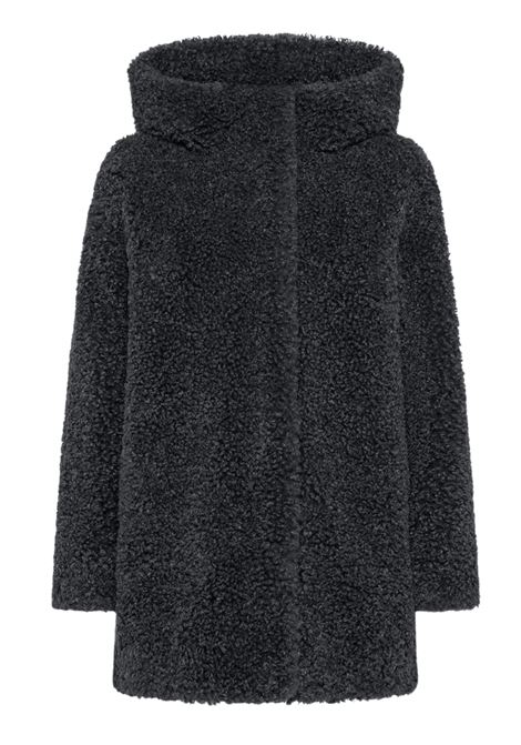 RRD Lamb Hood Womens Reversible Coat in Faux Fur and Eco Suede RRD |  | W2557120