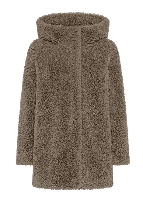 RRD Lamb Hood Womens Reversible Coat in Faux Fur and Eco Suede RRD |  | W2557187