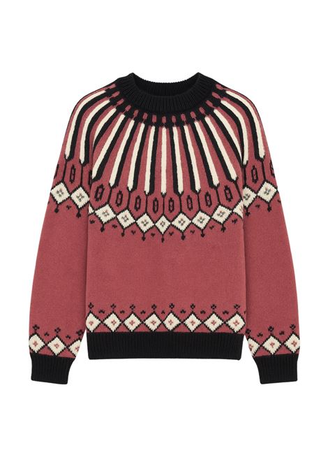 Semicoture Adriane Jacquard Knit with Rhinestone Details SEMICOUTURE |  | S5WF25MX107