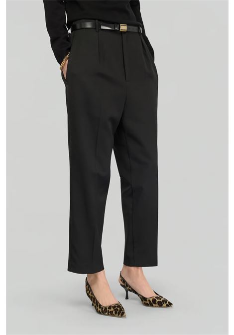 Pantaloni Gracia in Lana Pettinata Semicoture SEMICOUTURE | Pantaloni | S5WO07Y69-0