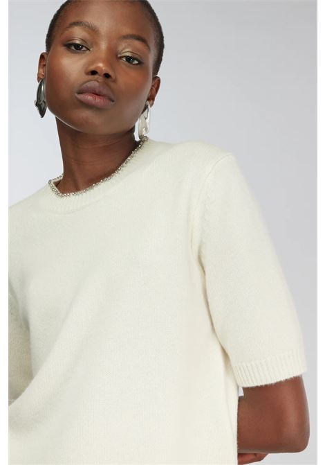 Maglia Leya in Lana Vergine e Cashmere Semicoture SEMICOUTURE | Maglieria | Y5WD30A38-1