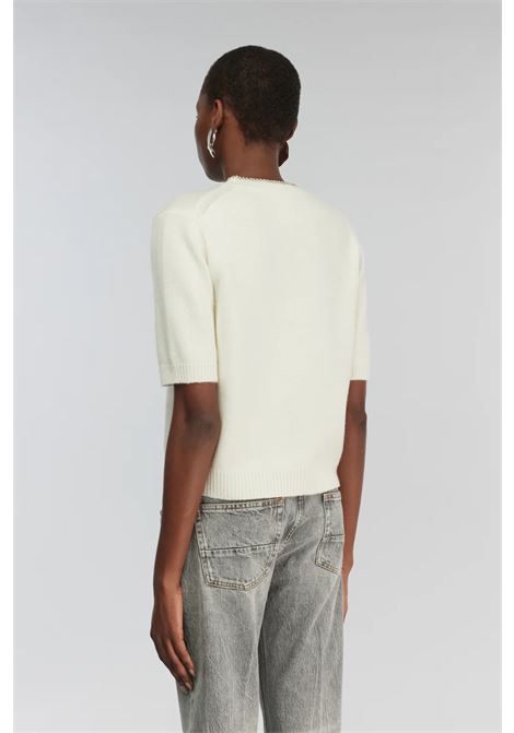 Maglia Leya in Lana Vergine e Cashmere Semicoture SEMICOUTURE | Maglieria | Y5WD30A38-1