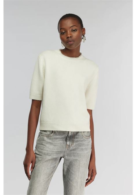 Maglia Leya in Lana Vergine e Cashmere Semicoture SEMICOUTURE | Maglieria | Y5WD30A38-1