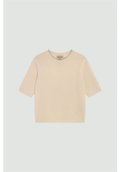 Maglia Leya in Lana Vergine e Cashmere Semicoture SEMICOUTURE | Maglieria | Y5WD30A38-1