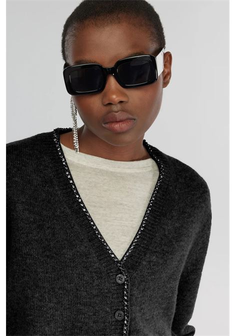 Cardigan Clarinda in Lana Vergine e Cashmere Semicoture SEMICOUTURE | Cardigan | Y5WD33Y69-0