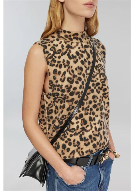 Gilet Frederique in Lana Vergine e Cashmere Maculato Semicoture SEMICOUTURE | Gilet | Y5WD40MAC27