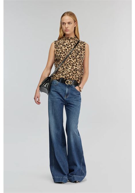 Gilet Frederique in Lana Vergine e Cashmere Maculato Semicoture SEMICOUTURE | Gilet | Y5WD40MAC27