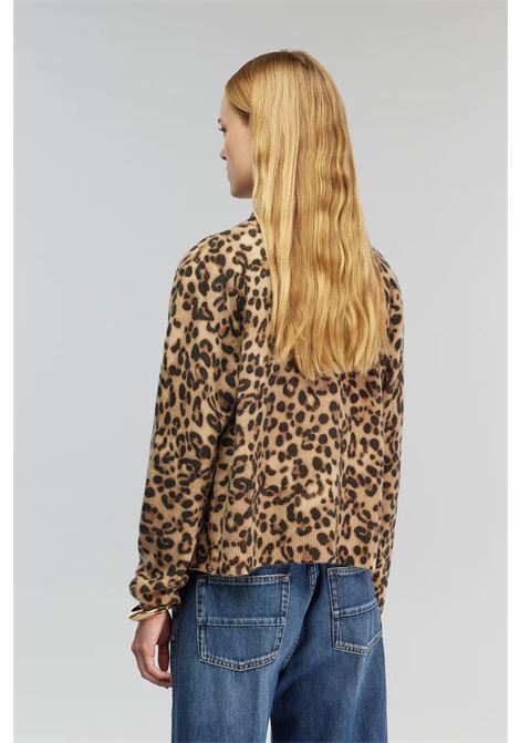 Cardigan Irmine in Lana Vergine e Cashmere Maculato Semicoture SEMICOUTURE | Cardigan | Y5WD43MAC27