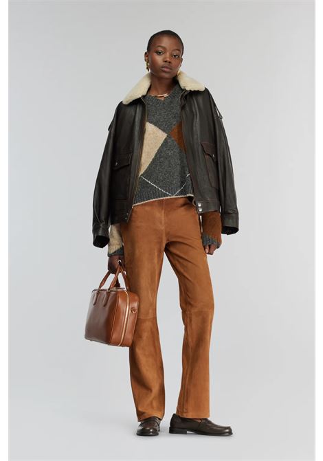 Maglia Gaston in Misto Alpaca a Rombi Semicoture SEMICOUTURE | Maglieria | Y5WF02RMB60