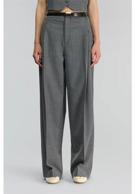 Pantalone Stefania in Fresco di Lana Semicoture SEMICOUTURE | Pantaloni | Y5WI30X92-0