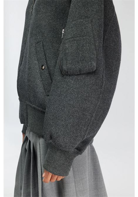 Bomber Azalea in Panno Doppio di Lana Semicoture SEMICOUTURE | Bomber | Y5WV51Y49-0