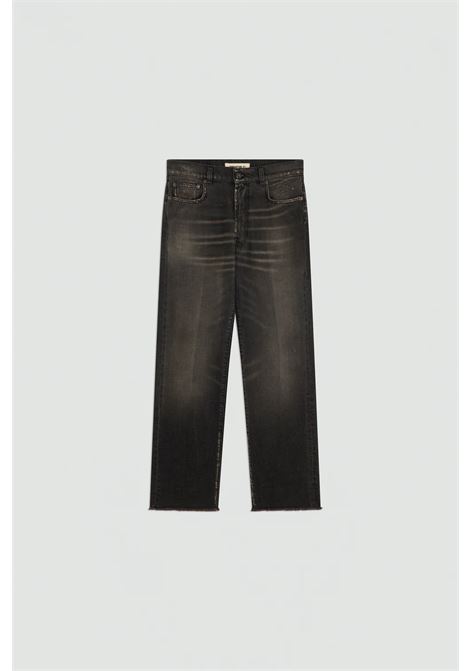 Semicoture Fabiola Cropped Jeans with Cuffed Hem SEMICOUTURE |  | Y5WY01JNS21