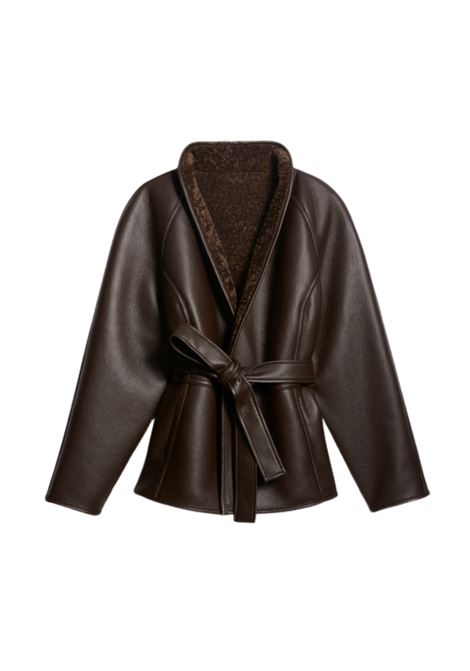 Vanessa Bruno Faux Fur Jacket with Belt Vanessa Bruno |  | 4HVA41-V03734120