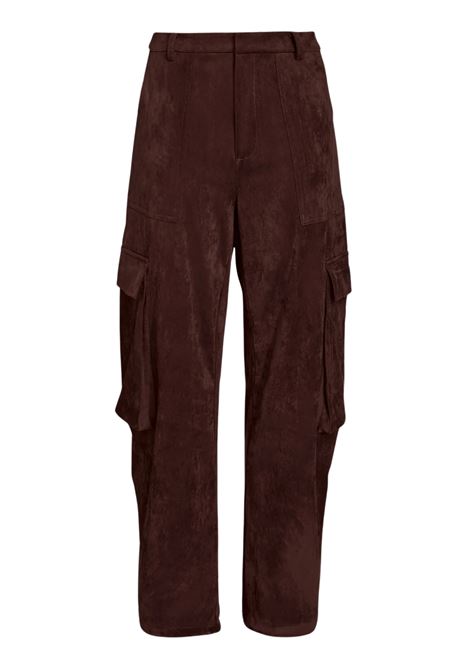 Pantalone Balloon in Simil Camoscio con Borchie - Weili Zheng WEILI ZHENG | Pantaloni | F25PL04R101