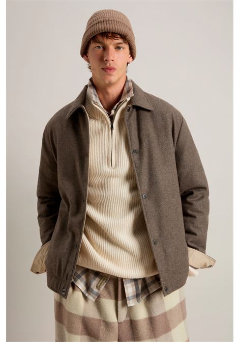 Giacca a camicia Keating in misto lana italiana riciclata WOOLRICH | GIACCHE | CFWOOS2019MRUT31907425