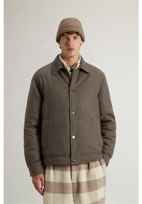 Giacca a camicia Keating in misto lana italiana riciclata WOOLRICH | GIACCHE | CFWOOS2019MRUT31907425