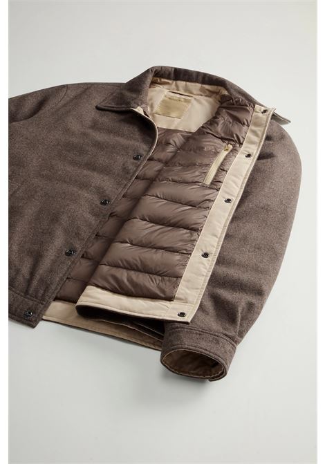 Giacca a camicia Keating in misto lana italiana riciclata WOOLRICH | GIACCHE | CFWOOS2019MRUT31907425