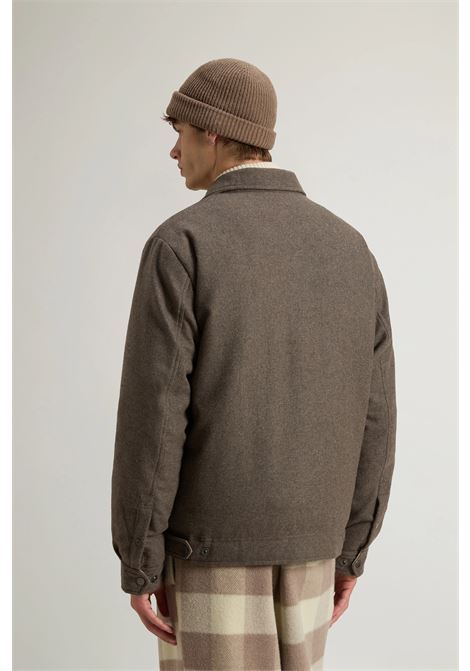 Giacca a camicia Keating in misto lana italiana riciclata WOOLRICH | GIACCHE | CFWOOS2019MRUT31907425