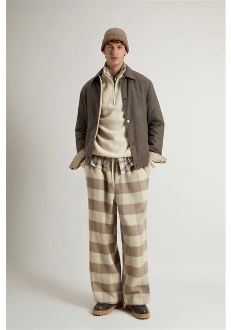 Giacca a camicia Keating in misto lana italiana riciclata WOOLRICH | GIACCHE | CFWOOS2019MRUT31907425