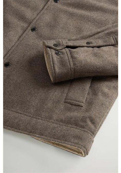 Giacca a camicia Keating in misto lana italiana riciclata WOOLRICH | GIACCHE | CFWOOS2019MRUT31907425