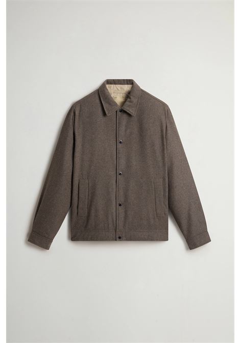 Giacca a camicia Keating in misto lana italiana riciclata WOOLRICH | GIACCHE | CFWOOS2019MRUT31907425