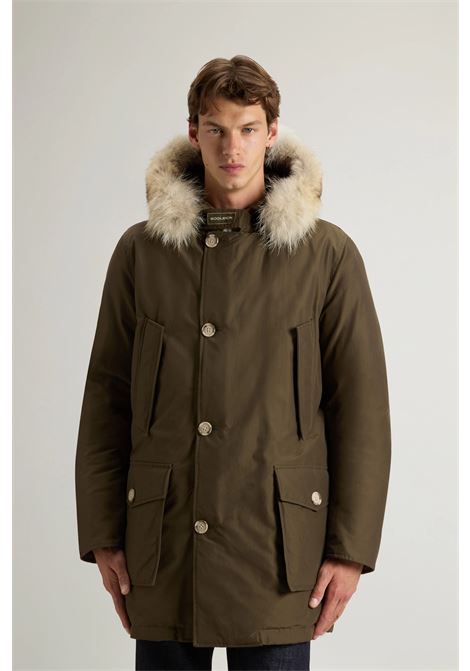 Arctic Parka in Ramar Cloth con pelliccia removibile WOOLRICH | Parka | CFWOOU0482MRUT0001DAG