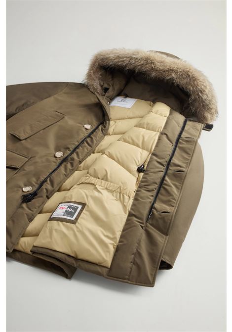 Arctic Parka in Ramar Cloth con pelliccia removibile WOOLRICH | Parka | CFWOOU0482MRUT0001DAG