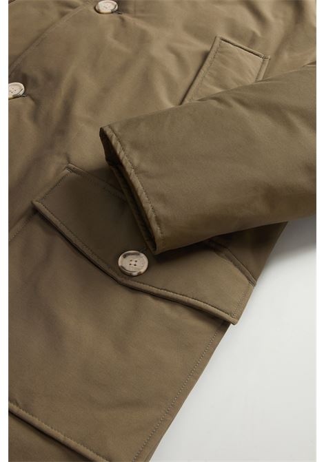 Arctic Parka in Ramar Cloth con pelliccia removibile WOOLRICH | Parka | CFWOOU0482MRUT0001DAG