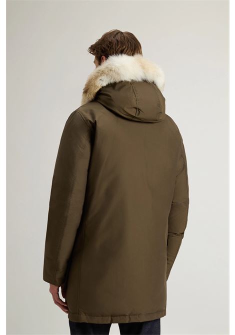 Arctic Parka in Ramar Cloth con pelliccia removibile WOOLRICH | Parka | CFWOOU0482MRUT0001DAG