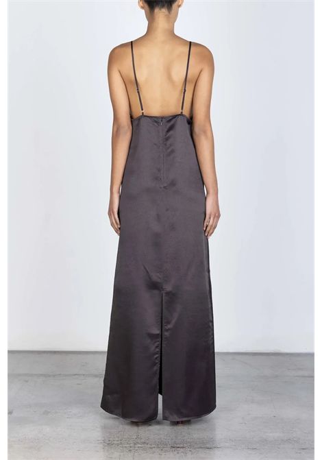 ALYSI Women's Satin and Lace Long Slip Dress ALYSI |  | 166307CACAO