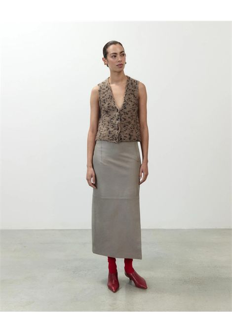 ALYSI Women's Mélange Mohair & Merino Wool V-Neck Vest ALYSI |  | 266461CAST