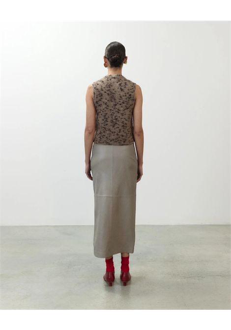 ALYSI Women's Mélange Mohair & Merino Wool V-Neck Vest ALYSI |  | 266461CAST