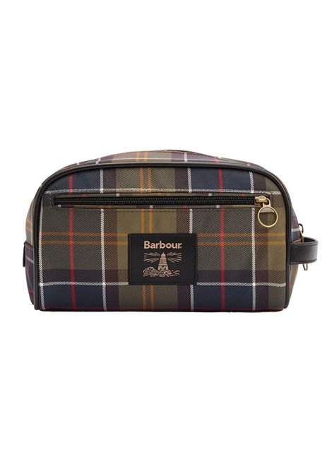 Barbour Beauty Case Tartan in Poliestere Classic/Beacon Uomo BARBOUR | Kit travel | MAC0396OL91