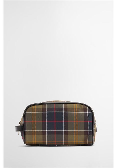 Barbour Beauty Case Tartan in Poliestere Classic/Beacon Uomo BARBOUR | Kit travel | MAC0396OL91