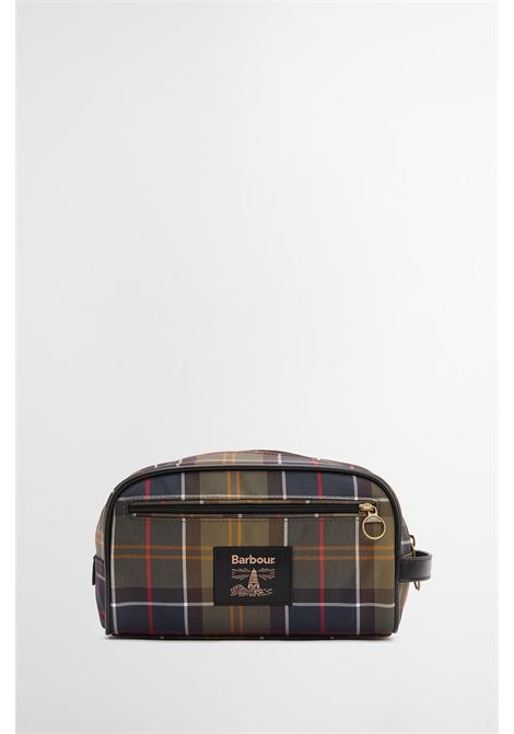 Barbour Beauty Case Tartan in Poliestere Classic/Beacon Uomo BARBOUR | Kit travel | MAC0396OL91