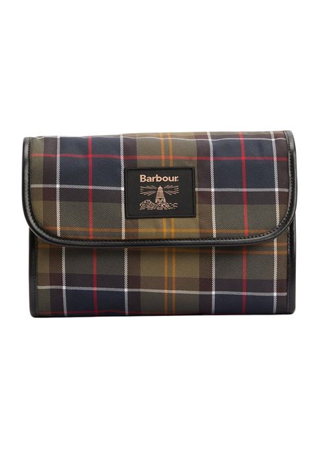 Barbour Beauty Tartan da Appendere in Poliestere Classic/Beacon Uomo BARBOUR | Kit travel | MAC0425OL91