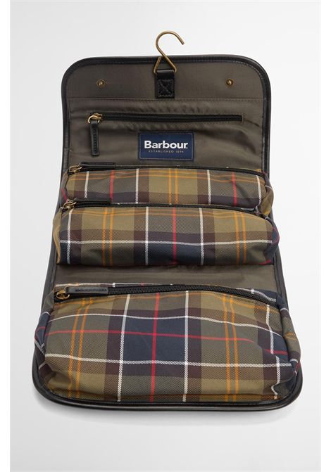 Barbour Beauty Tartan da Appendere in Poliestere Classic/Beacon Uomo BARBOUR | Kit travel | MAC0425OL91