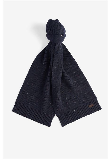 Barbour Set Regalo Berretto e Sciarpa Carlton Fleck in Lana Classic Navy Uomo BARBOUR | Gift set | MGS0047NY31