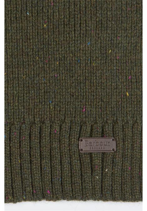 Barbour Set Regalo Berretto e Sciarpa Carlton Fleck in Lana Olive Uomo BARBOUR | Gift set | MGS0047OL31