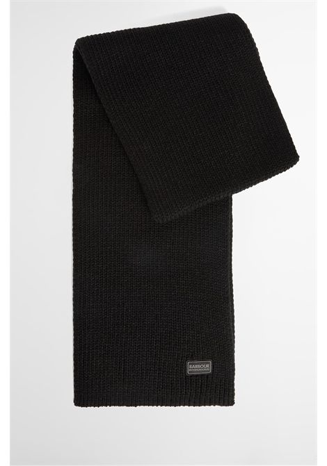 Barbour Set Regalo Berretto e Sciarpa B.Intl Sweeper Legacy in Acrilico Black Uomo BARBOUR | Gift set | MGS0072BK31