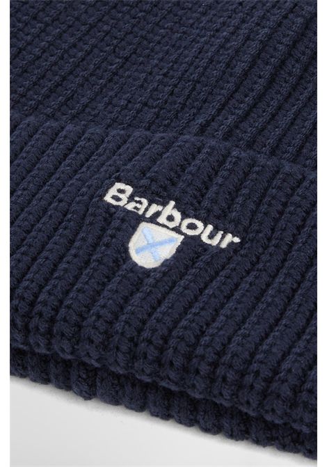 Barbour Set Regalo Berretto e Sciarpa Cascade in Misto Cotone Navy Uomo BARBOUR | Kit travel | MGS0107NY71