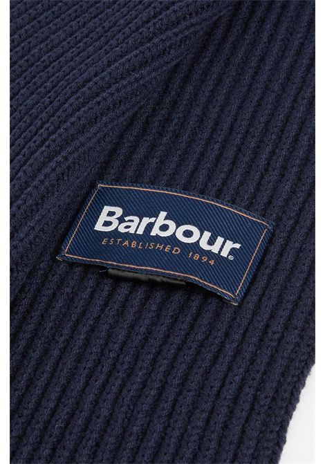 Barbour Set Regalo Berretto e Sciarpa Cascade in Misto Cotone Navy Uomo BARBOUR | Kit travel | MGS0107NY71