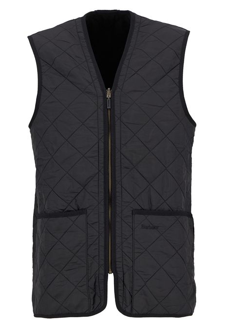 Barbour Gilet Trapuntato con Zip Polarquilt Classic Black Uomo BARBOUR | Abbigliamento | MLI0002BK91