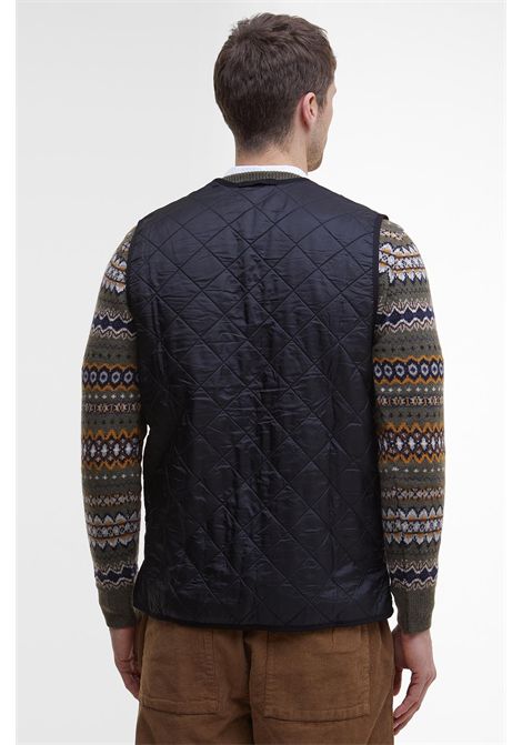 Barbour Gilet Trapuntato con Zip Polarquilt Classic Black Uomo BARBOUR | Abbigliamento | MLI0002BK91
