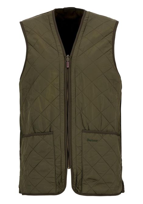 Barbour Gilet Trapuntato con Zip Polarquilt Olive Uomo BARBOUR | Abbigliamento | MLI0002OL91