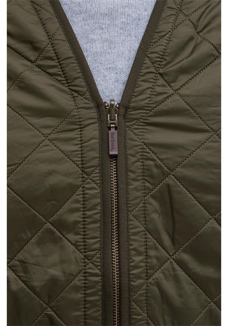 Barbour Gilet Trapuntato con Zip Polarquilt Olive Uomo BARBOUR | Abbigliamento | MLI0002OL91