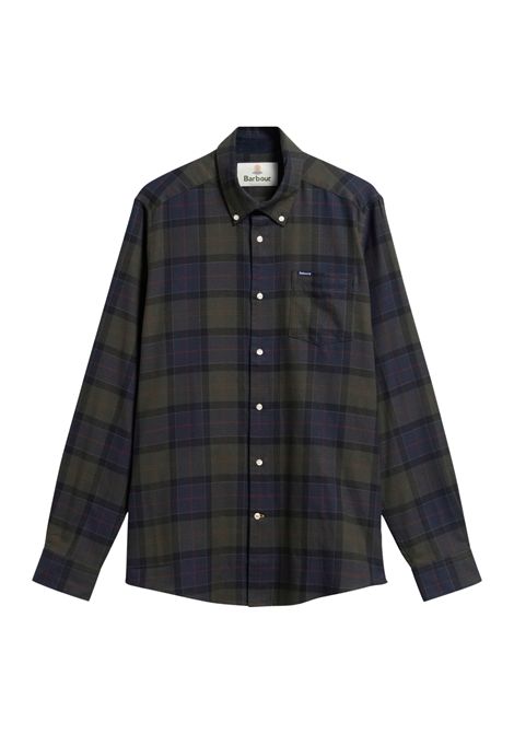 Barbour Camicia Fortrose Tailored Fit in Cotone Shadow Classic Tartan Uomo BARBOUR | Abbigliamento | MSH4991TN43