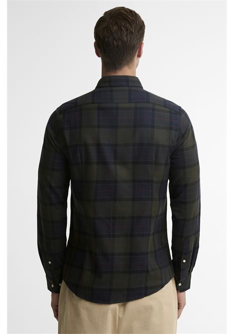 Barbour Camicia Fortrose Tailored Fit in Cotone Shadow Classic Tartan Uomo BARBOUR | Abbigliamento | MSH4991TN43